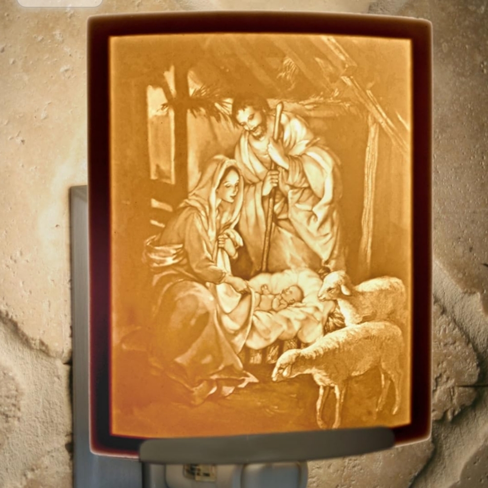 Porcelain Nightlight - Nativity